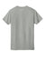 Tentree TTCM4879 Mens TreeBlend Short Sleeve Crewneck T-Shirt Heather High Rise Grey Flat Back