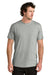 Tentree TTCM4879 Mens TreeBlend Short Sleeve Crewneck T-Shirt Heather High Rise Grey Model Front