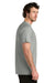 Tentree TTCM4879 Mens TreeBlend Short Sleeve Crewneck T-Shirt Heather High Rise Grey Model Side