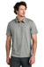 Tentree TTCM5660 Mens TreeBlend Short Sleeve Polo Shirt Heather High Rise Grey Model Front