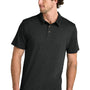 Tentree Mens TreeBlend Short Sleeve Polo Shirt - Heather Meteorite Black - COMING SOON