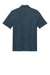 Tentree TTCM5660 Mens TreeBlend Short Sleeve Polo Shirt Heather Moonlit Ocean Blue Flat Back