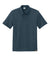 Tentree TTCM5660 Mens TreeBlend Short Sleeve Polo Shirt Heather Moonlit Ocean Blue Flat Front