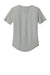 Tentree TTCW5646 Womens TreeBlend Short Sleeve V-Neck T-Shirt Heather High Rise Grey Flat Back