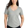 Tentree Womens TreeBlend Short Sleeve V-Neck T-Shirt - Heather High Rise Grey - COMING SOON