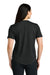 Tentree TTCW5646 Womens TreeBlend Short Sleeve V-Neck T-Shirt Heather Meteorite Black Model Back