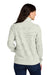 Tentree TTCW6108 Womens Space Dye Fleece 1/4 Zip Sweatshirt High Rise Grey Space Dye Model Back
