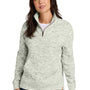 Tentree Womens Space Dye Fleece 1/4 Zip Sweatshirt - High Rise Grey Space Dye - COMING SOON