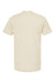 Tultex 602 Mens Short Sleeve Crewneck T-Shirt Cream Flat Back