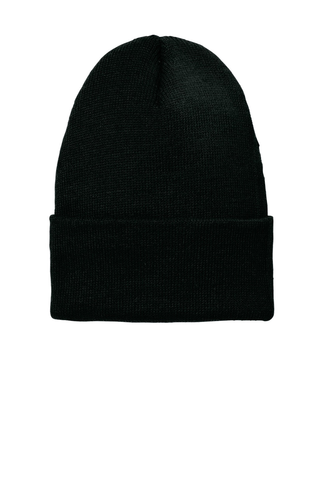Volunteer Knitwear Hats VL10 Unisex USA Made Chore Beanie Black Flat Front