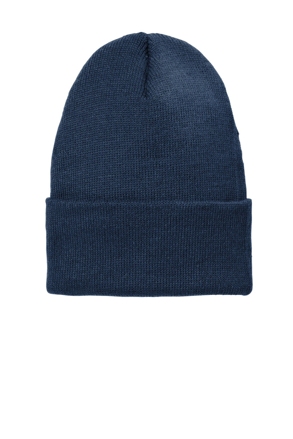 Volunteer Knitwear Hats VL10 Unisex USA Made Chore Beanie True Navy Blue Flat Front