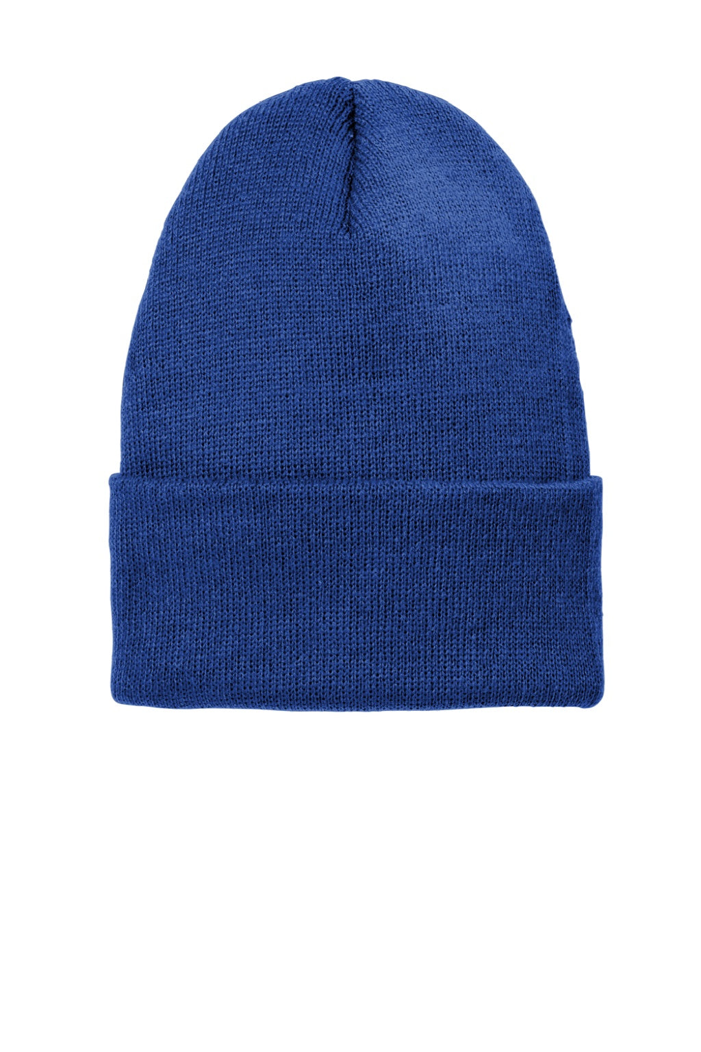 Volunteer Knitwear Hats VL10 Unisex USA Made Chore Beanie True Royal Blue Flat Front