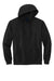 Volunteer Knitwear VL130H Mens USA Made Chore Fleece Hooded Sweatshirt Hoodie w/ Pouch Pocket Deep Black Flat Front