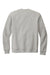 Volunteer Knitwear VL130 Mens USA Made Chore Fleece Crewneck Sweatshirt Heather Grey Flat Back