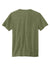 Volunteer Knitwear VL40 Mens USA Made Short Sleeve Crewneck T-Shirt Heather Military Green Flat Back