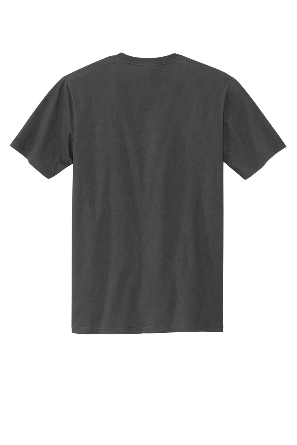 Volunteer Knitwear VL60 Mens USA Made Chore Short Sleeve Crewneck T-Shirt Steel Grey Flat Back