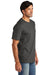 Volunteer Knitwear VL60 Mens USA Made Chore Short Sleeve Crewneck T-Shirt Steel Grey Model Side