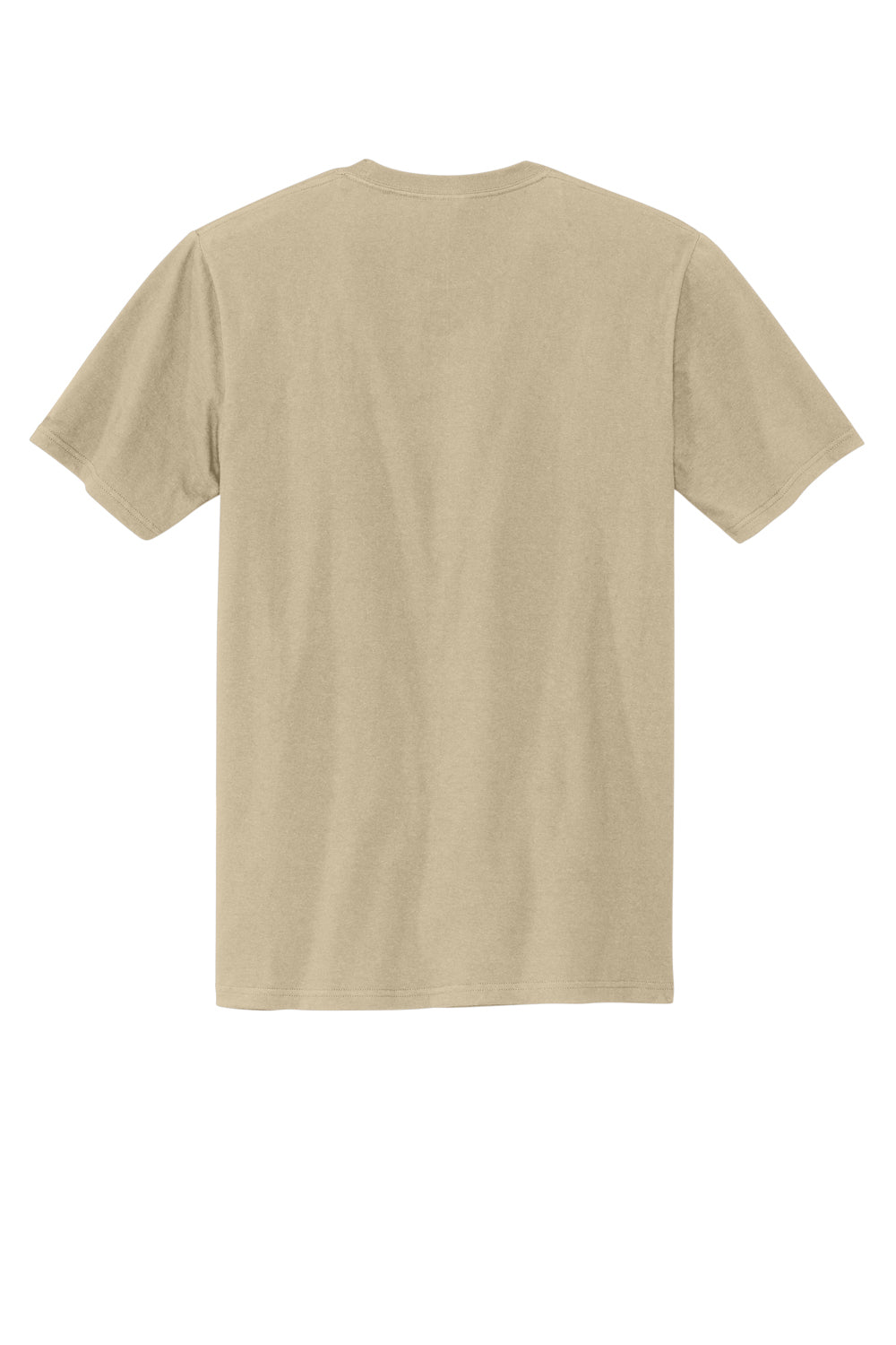 Volunteer Knitwear VL60 Mens USA Made Chore Short Sleeve Crewneck T-Shirt Sand Dune Flat Back