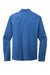 Port Authority W401 Mens Performance Moisture Wicking Long Sleeve Button Down Shirt w/ Pocket True Blue Flat Back
