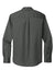 Port Authority W808 Mens SuperPro Wrinkle Resistant React Long Sleeve Button Down Shirt w/ Pocket Storm Grey Flat Back
