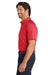 Port Authority W809 Mens SuperPro Wrinkle Resistant React Short Sleeve Button Down Shirt w/ Pocket Rich Red Model Side