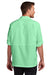 Port Authority W960 Mens Daybreak Moisture Wicking Long Sleeve Button Down Shirt w/ Double Pockets Bright Seafoam Green Model Back