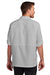 Port Authority W960 Mens Daybreak Moisture Wicking Long Sleeve Button Down Shirt w/ Double Pockets Gusty Grey Model Back