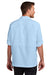 Port Authority W960 Mens Daybreak Moisture Wicking Long Sleeve Button Down Shirt w/ Double Pockets Light Blue Model Back