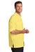 Port Authority W960 Mens Daybreak Moisture Wicking Long Sleeve Button Down Shirt w/ Double Pockets Yellow Model Side