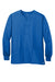 Wonderwink WW3080 Unisex WorkFlex Snap Front Scrub Jacket w/ Pockets Royal Blue Flat Front