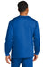 Wonderwink WW3080 Unisex WorkFlex Snap Front Scrub Jacket w/ Pockets Royal Blue Model Back