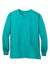 Wonderwink WW3080 Unisex WorkFlex Snap Front Scrub Jacket w/ Pockets Teal Blue Flat Front