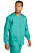 Wonderwink WW3080 Unisex WorkFlex Snap Front Scrub Jacket w/ Pockets Teal Blue Model 3Q