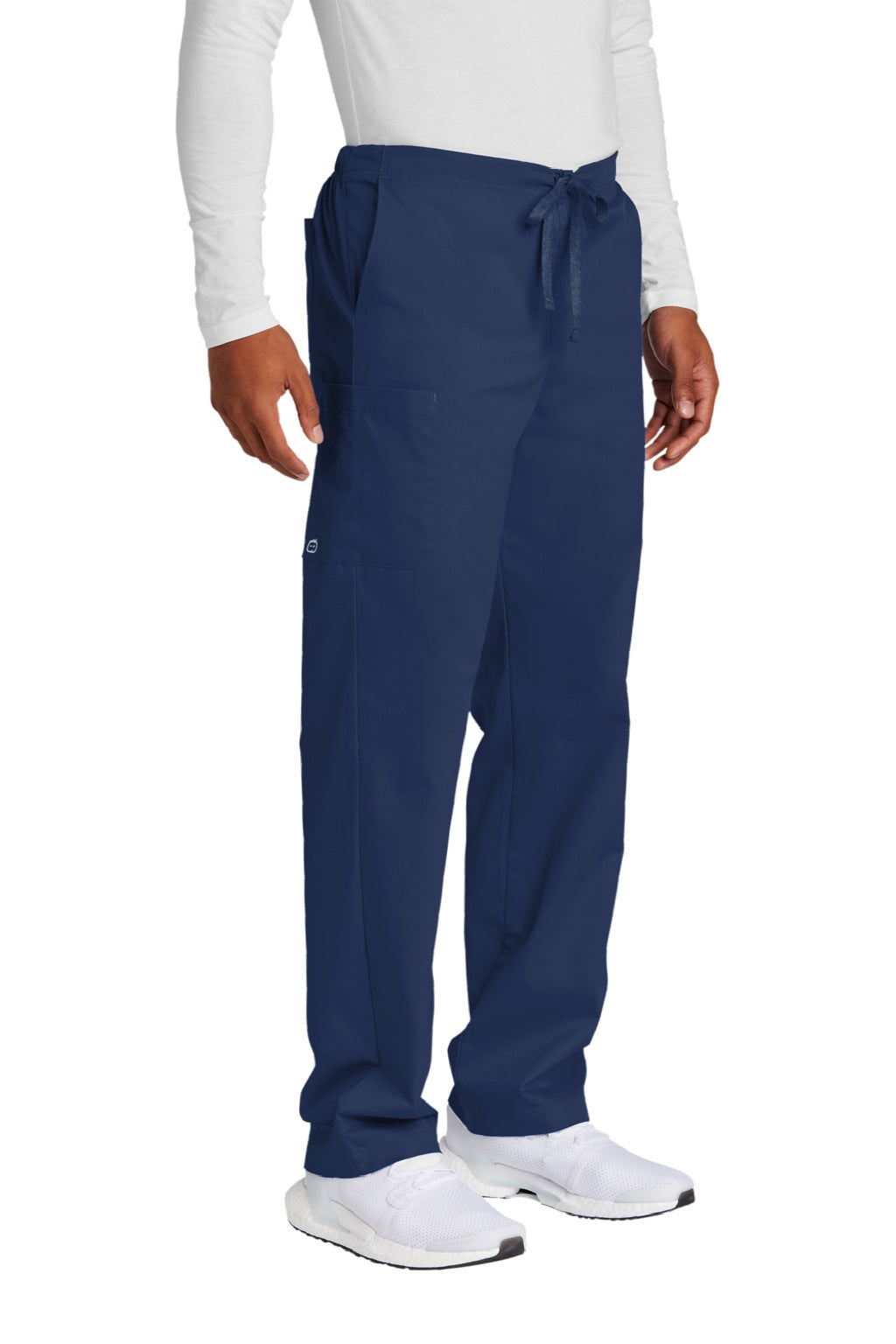 Wonderwink WW3150/WW3150S/WW3150T Unisex WorkFlex Cargo Pants w/ Pockets Navy Blue Model 3Q