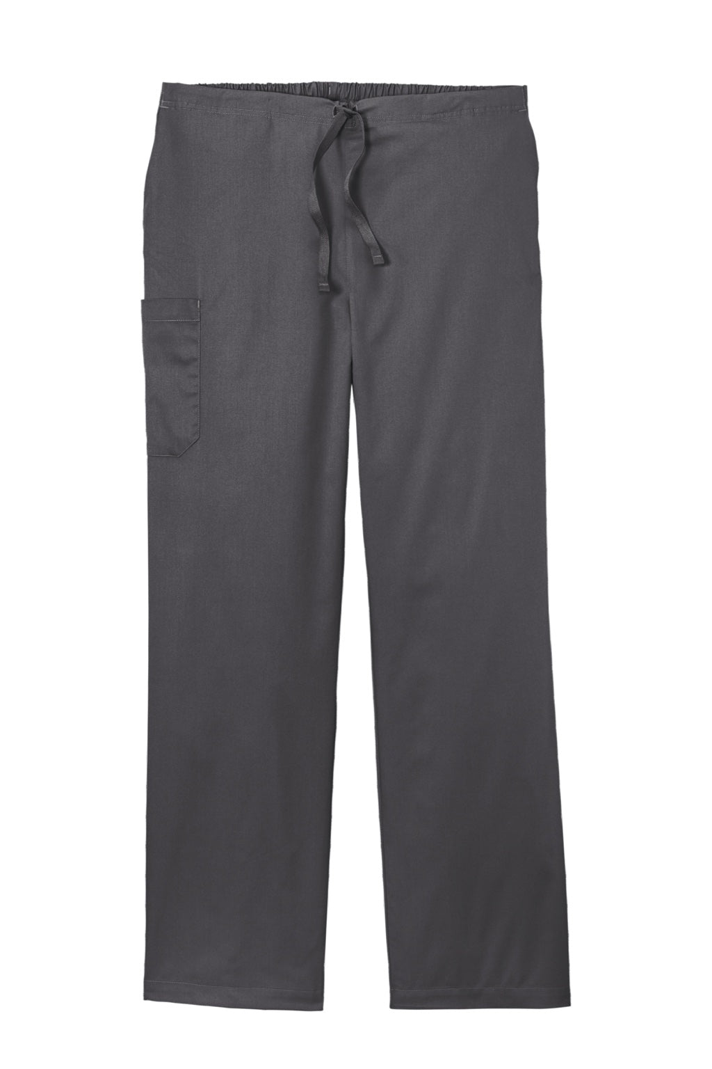 Wonderwink WW3150/WW3150S/WW3150T Unisex WorkFlex Cargo Pants w/ Pockets Pewter Grey Flat Front