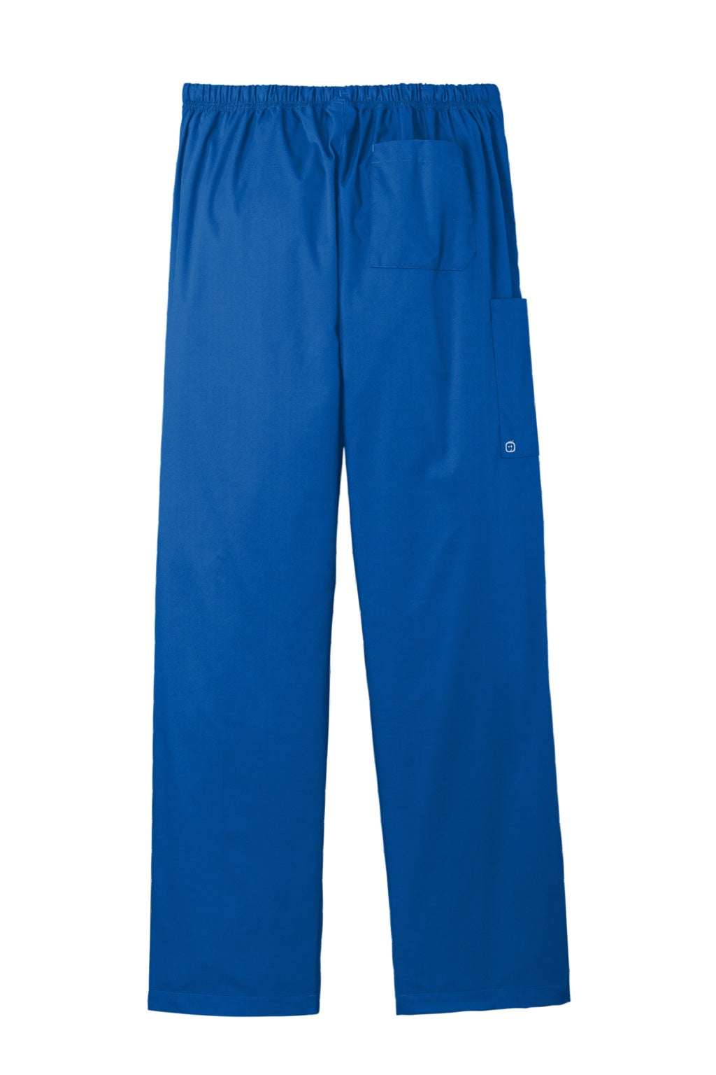 Wonderwink WW3150/WW3150S/WW3150T Unisex WorkFlex Cargo Pants w/ Pockets Royal Blue Flat Back