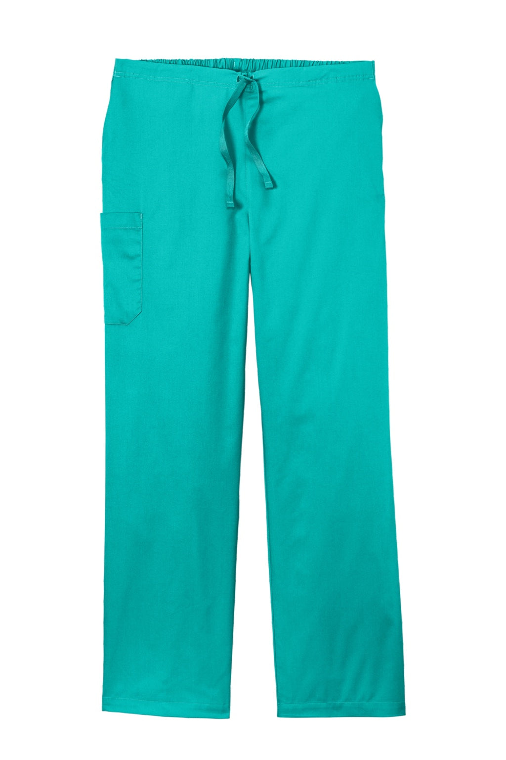 Wonderwink WW3150/WW3150S/WW3150T Unisex WorkFlex Cargo Pants w/ Pockets Teal Blue Flat Front