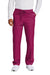 Wonderwink WW3150/WW3150S/WW3150T Unisex WorkFlex Cargo Pants w/ Pockets Wine Model Front