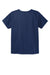 Wonderwink WW3160 Unisex WorkFlex Short Sleeve V-Neck Shirt w/ Pocket Navy Blue Flat Back
