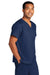 Wonderwink WW3160 Unisex WorkFlex Short Sleeve V-Neck Shirt w/ Pocket Navy Blue Model 3Q