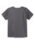 Wonderwink WW3160 Unisex WorkFlex Short Sleeve V-Neck Shirt w/ Pocket Pewter Grey Flat Back