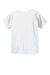 Wonderwink WW3160 Unisex WorkFlex Short Sleeve V-Neck Shirt w/ Pocket White Flat Back