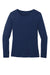 Wonderwink WW4029 Womens Long Sleeve Crewneck Layer T-Shirt Navy Blue Flat Front