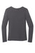 Wonderwink WW4029 Womens Long Sleeve Crewneck Layer T-Shirt Pewter Grey Flat Back