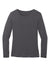 Wonderwink WW4029 Womens Long Sleeve Crewneck Layer T-Shirt Pewter Grey Flat Front