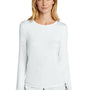 Wonderwink Womens Long Sleeve Crewneck Layer T-Shirt - White