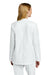 Wonderwink WW4072 Womens Consultation Lab Coat w/ Pockets White Model Back