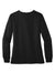Wonderwink WW4088 Womens Premiere Flex Full Zip Scrub Jacket w/ Pockets Black Flat Back