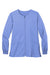 Wonderwink WW4088 Womens Premiere Flex Full Zip Scrub Jacket w/ Pockets Ceil Blue Flat Front