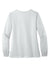 Wonderwink WW4088 Womens Premiere Flex Full Zip Scrub Jacket w/ Pockets White Flat Back